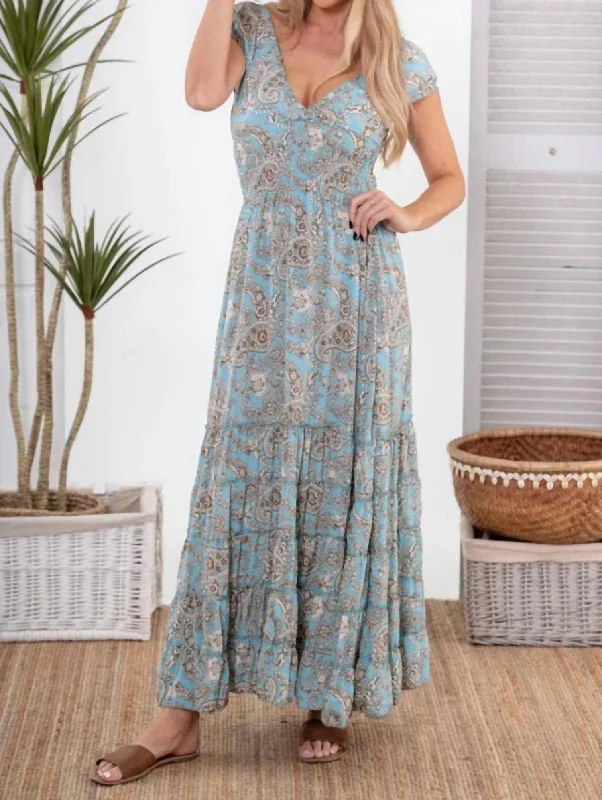 Effortless Style, Endless Impact Limited - Stock Kali Rosa Maxi Dress In Peri Blue