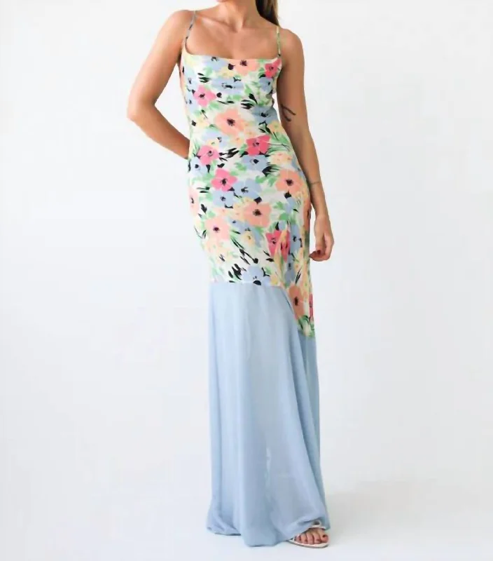 Big Savings Season Sale Santeria Maxi Dress In Pastel Paradise