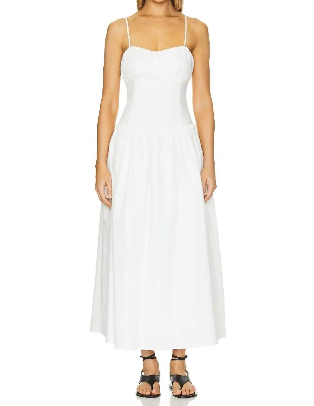 Fashionista Favorites Seasonal Trends Maison Corset Maxi Dress In White