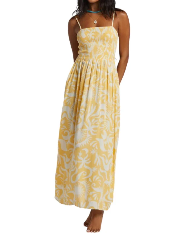 Bold Fashion Sales Holiday Sale Sunspell Midi Dress In Brighter Days