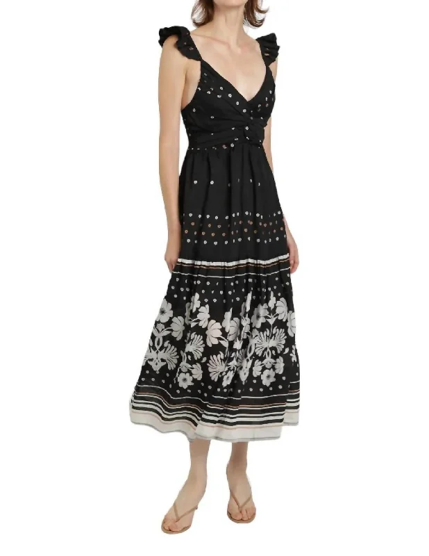 Affordable Trendy Fashion Latest Fashion Liatris Maxi Dress In Black