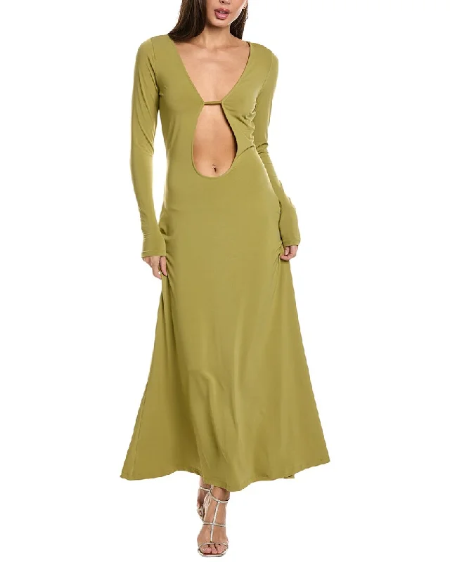 Chic And Trendy Limited-Time Offer WeWoreWhat Cutout Maxi Dress