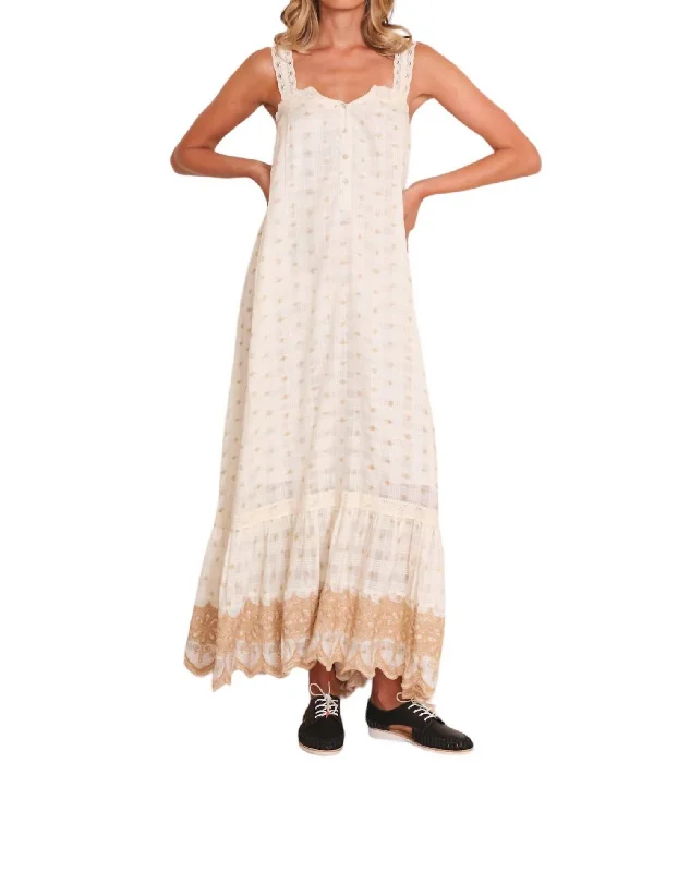 Premium Style Trendy Styles Mossimo Maxi Dress In Sand