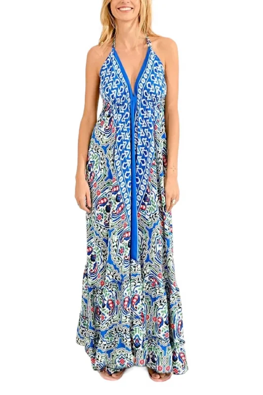 Special Offer For You Fashion For Every Occasion Athena Maxi Dress In Blue