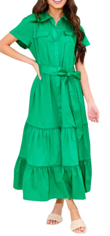 Buy More, Save More Wardrobe Essentials Rachel Maxi Dress In Emerald