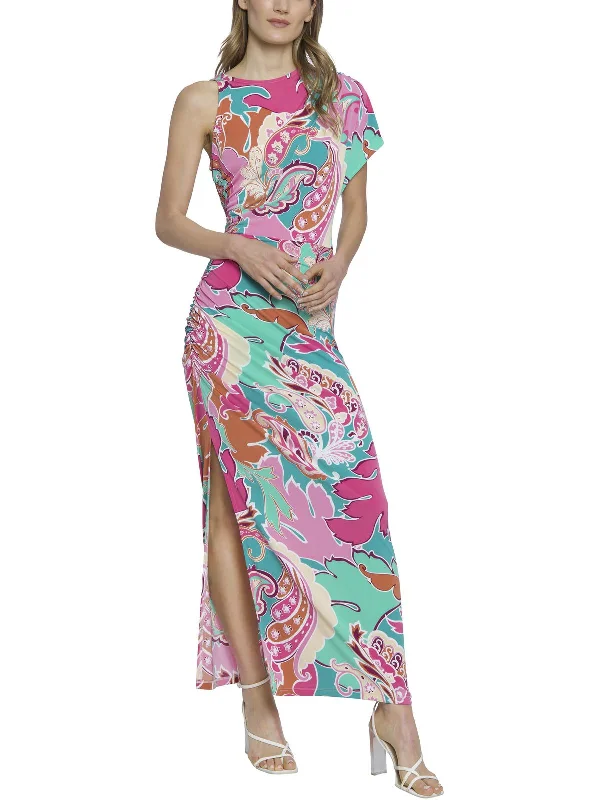 Imeless Style Flash Sale Womens Paisley Printed Maxi Dress