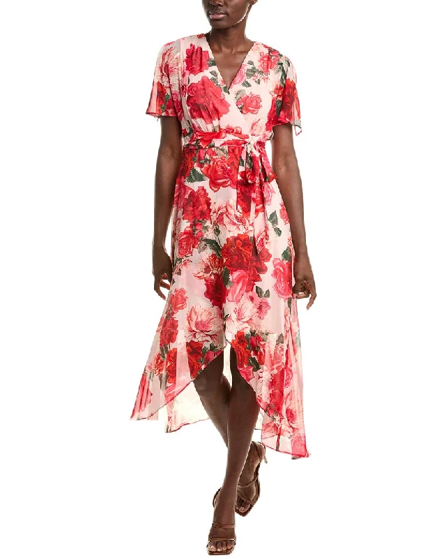 Must-Have Style Discounts Discounts On Casual Weekend Styles Eliza J Printed Chiffon Maxi Dress