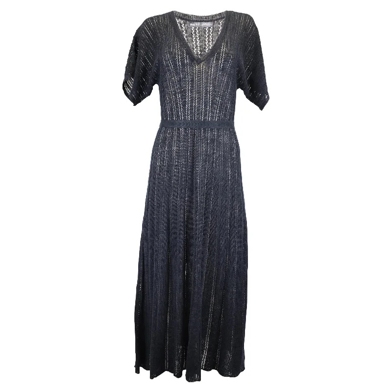 Chic Trends Unveiled Final Clearance Rachel Comey Ronin Maxi Dress in Navy Blue Linen