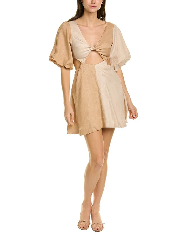 Day-To-Night Styles Great Deals On Ethnic Cultural Wear SOVERE Duet Linen Mini Dress