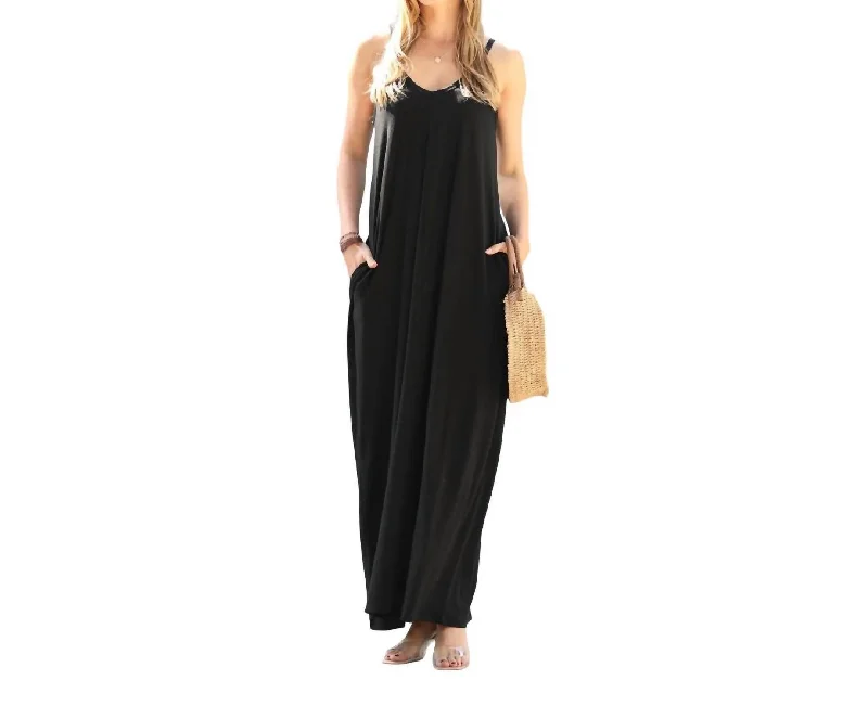 Exclusive Designer Style Deals Seasonal Sale Jenna Maxi Dress In Black