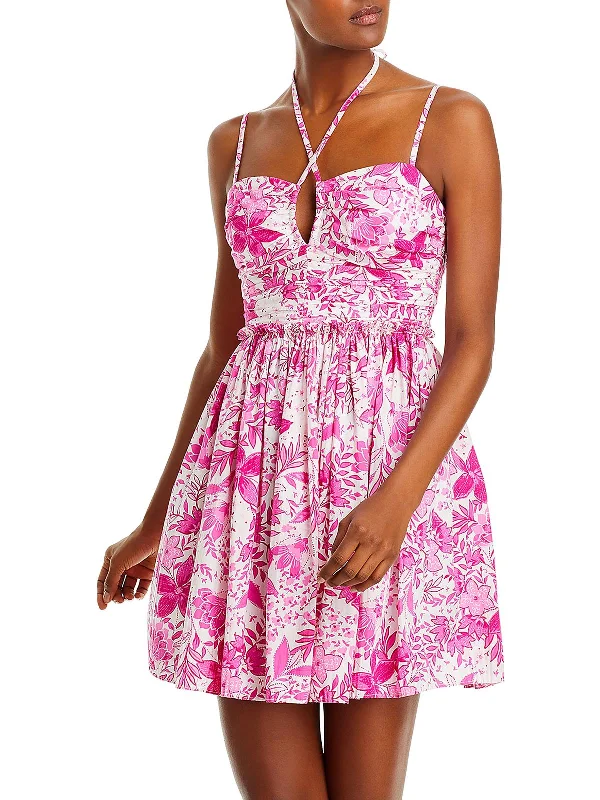 Seasonal Trends Flash Sale Womens Paisley Skater Mini Dress