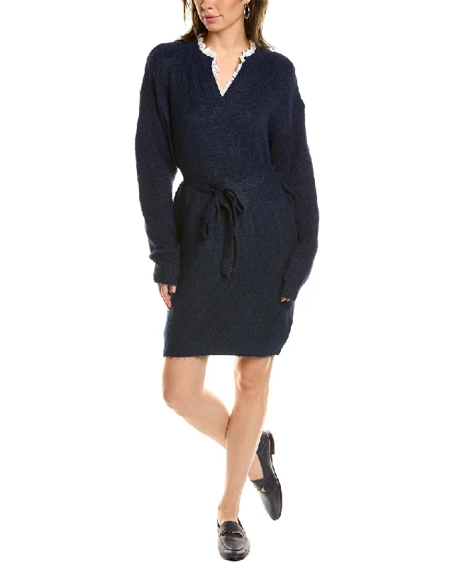 Cozy Comfort Style Sale Weekend Special ANNA KAY Wool-Blend Mini Dress