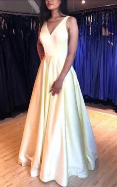 The Good Stuff Celebrate With Big Savings V-neck Simple Long Prom Dresses,8th Graduation Dress, Evening Gown,Winter Dance Dress  cg7560