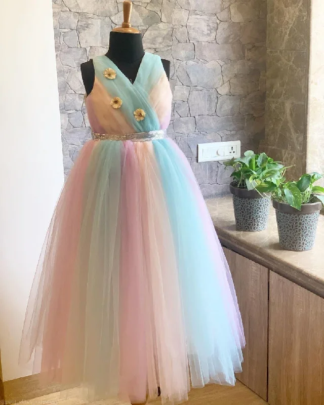 Classy Style Discounts End - Of - Month Blowout Pre-Order: Rainbow Gown