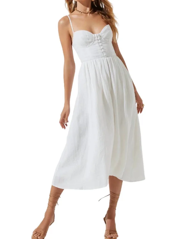 Fashion Forward Wardrobe Update Ferreira Maxi Dress In White