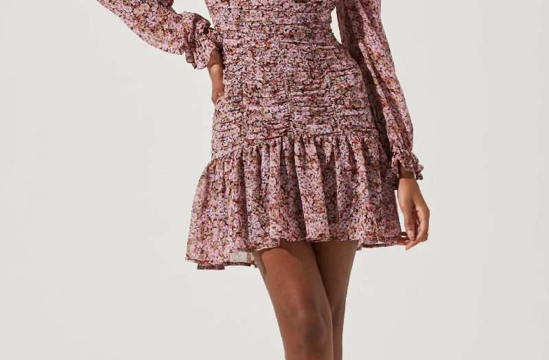 Fashion Forward Femininity Trend Alert Carmella Dress In Black Pink Floral