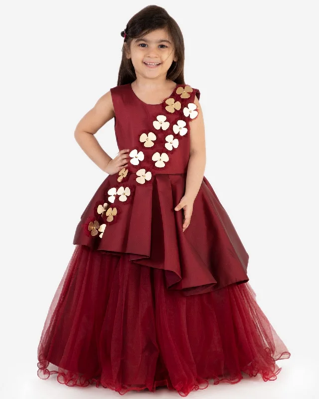 Limited Styles Trend Alert Pre-Order: Hannah Maroon Gown