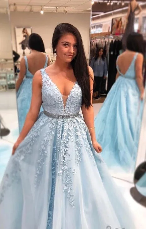 Style Without Limits First Order Discount Ball Gown Long Prom Dress With Applique and Beading,Fashion School Dance Dress Sweet 16 Quinceanera Dress   cg16602