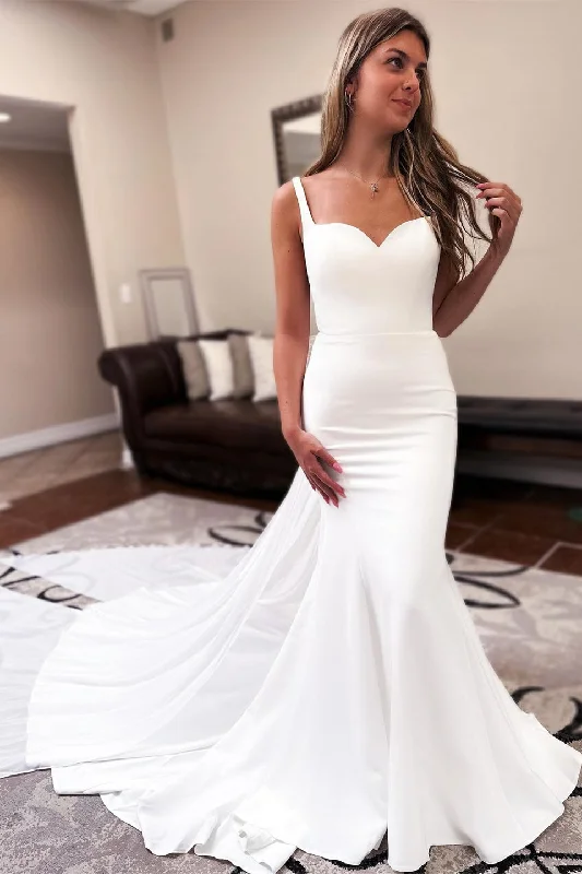 Elegant Fashion Offers Holiday Sale Long Chiffon Boho Wedding Dress Summer Sweetheart Backless