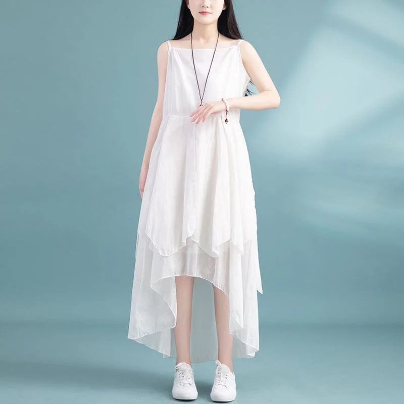 Budget Friendly Trend Alert Women Summer Casual Sleeveless Cotton Dress