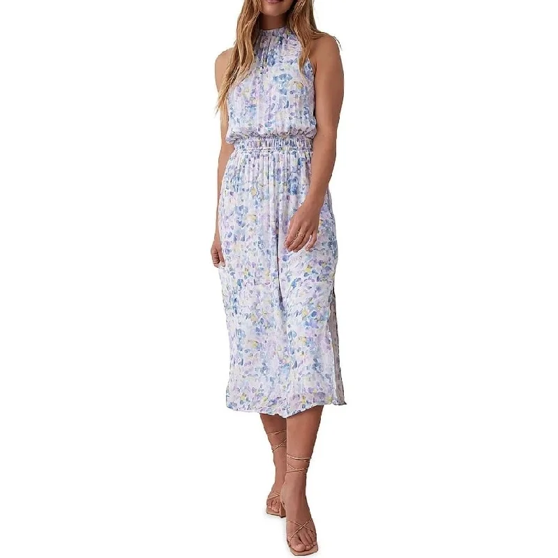 Bid Farewell To The Old Season Chic Styles -Womens Floral Smocked Sundress