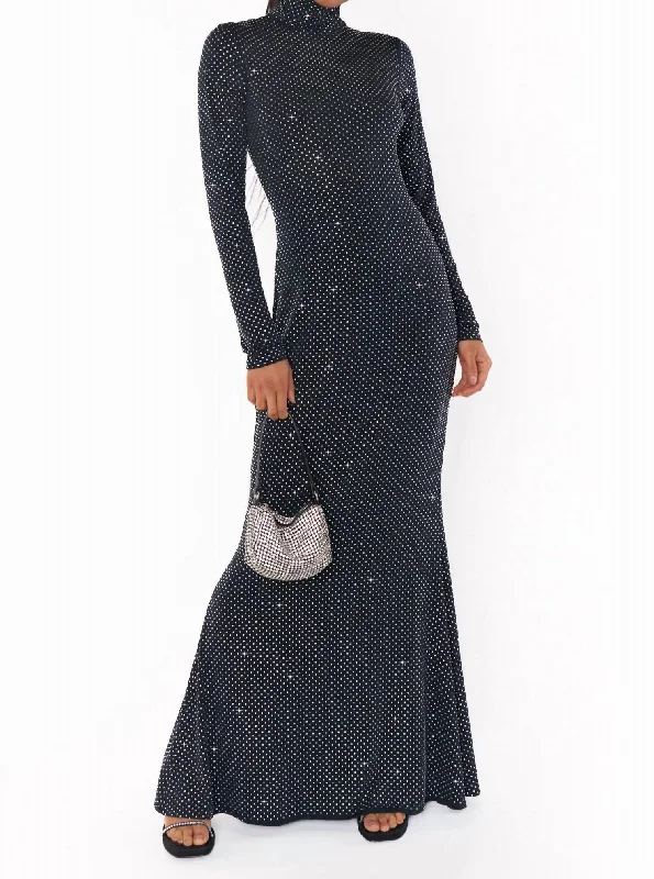 Hot Deals Seasonal Sale All Out Maxi Dress In Black