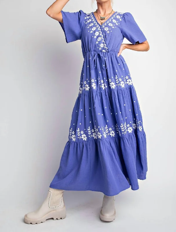 Limited Time Special Offer Last Chance Sale One Maxi Dress In Paris Blue