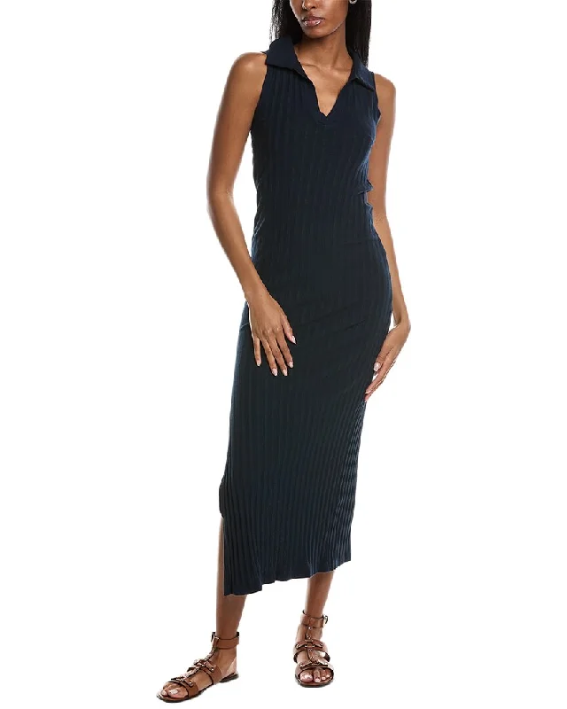 Flash Sale Now Limited-Time Offer Stateside Farmboy Rib Sleeveless Collared Maxi Dress