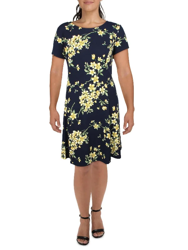 New Season Fashion Preview Big Savings On Rustic Countryside Styles Plus Womens Floral Print Midi Fit & Flare Dress