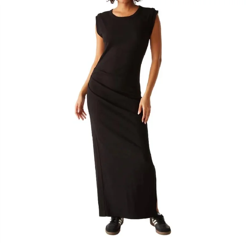 Summer Deals Pastel Styles Calliope Maxi Dress In Black