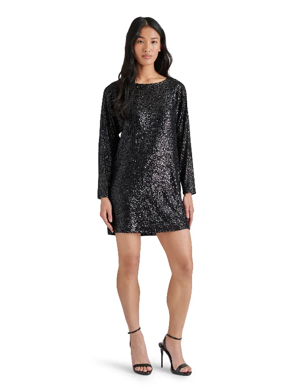 Minimalist Fashion Sale Trend Alert SEQUIN LONG SLEEVE DRESS