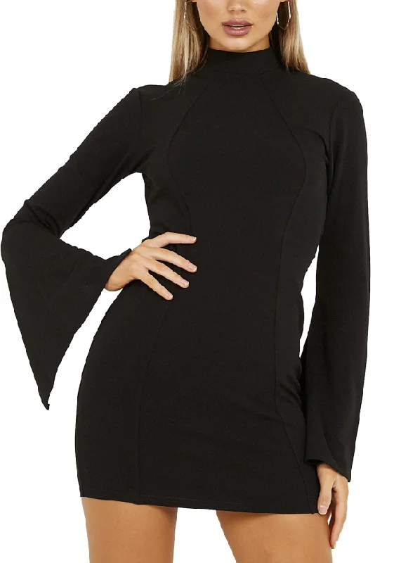 Day-To-Night Styles Fashion-Forward 10 - quiz black long sleeve party dress