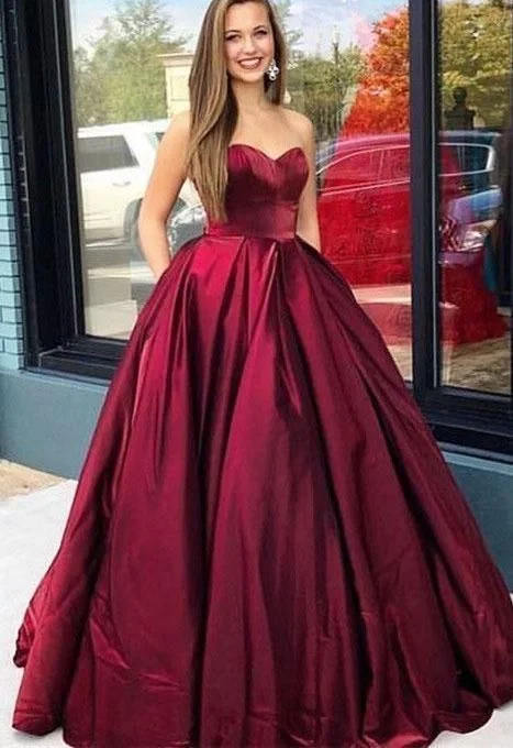 Seasonal Sale Fashion Forward Strapless Long Prom Dresses Evening Gowns for Women  cg5919