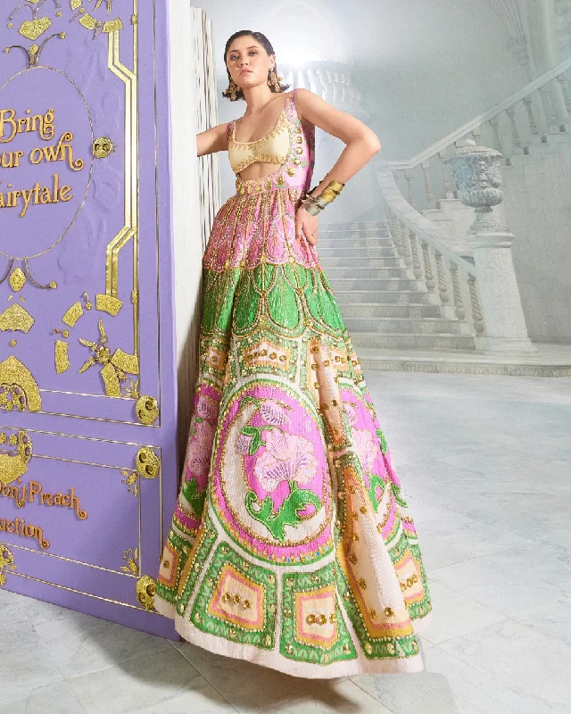 Elegant Fashion Offers Spring Fashion Lunar Prism Gown